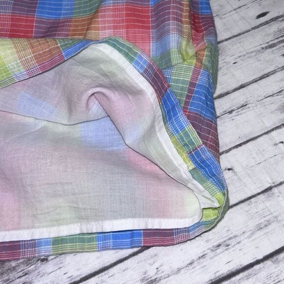 Johnny Was Delacey Plaid Paperbag Shorts - Picture 6 of 10